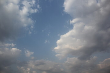 blue sky with clouds