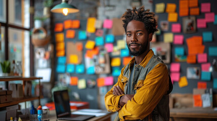 Enhancing project organization with a Kanban board on a laptop, demonstrating Agile project management techniques for efficient task prioritization in business development.