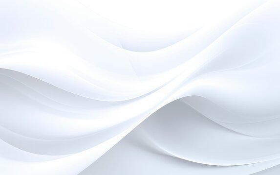 AI generated illustration of a wavy white-patterned background