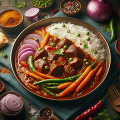 Delicious Indian food Rogan Josh