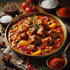 Delicious Indian food Rogan Josh