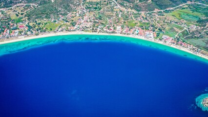 Beautiful landscape of rocky formations in Tibet, China