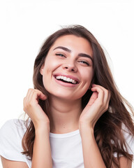 Fototapeta premium portrait of a woman smiling
