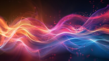 Obraz premium Dynamic abstract background with vivid colors.