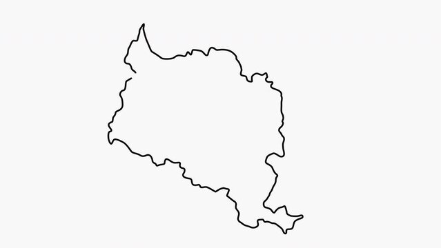 sketch map of Chungju in south korea
