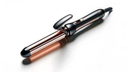 AI-generated illustration of a curling iron on a white background