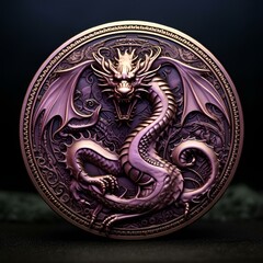 AI generated illustration of the powerful dragon, representing strength and resilience