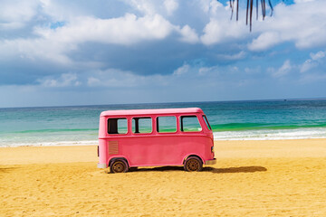 Beautiful view of the beach at Daidai Island, Lingshui, Hainan, China