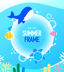 cool summer frame