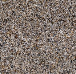 Seamless texture of random colors pebbles - 781209554