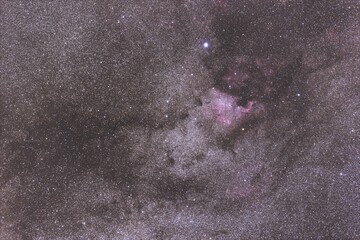 Mesmerizing shot of the North America nebula in the sky