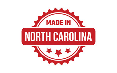 Made In North Carolina Rubber Stamp