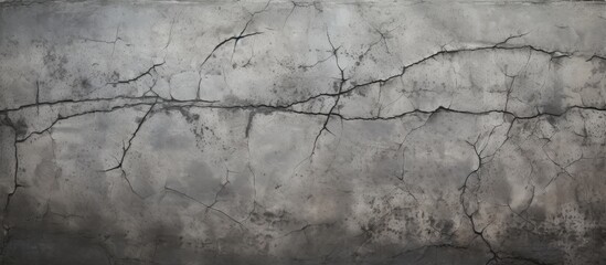 Gritty wall showing cracks in close-up