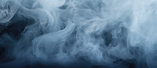 swirling smoke on black background