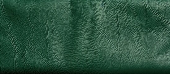 Green Leather Couch Zipper Close-up
