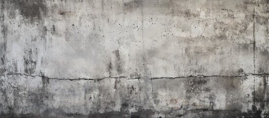 Cracked concrete wall detail
