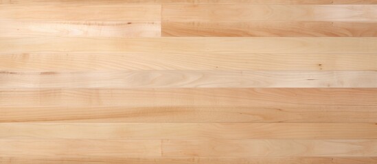 Wooden floor with white backdrop