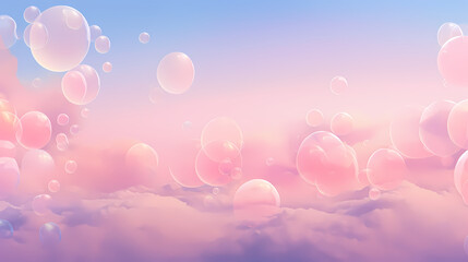 Fototapeta na wymiar Bubbles 3D rendering, advertising background
