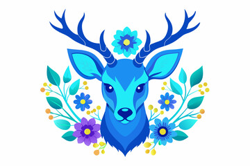 bluewing-kawaii-vector-deer-head-with-superimposed