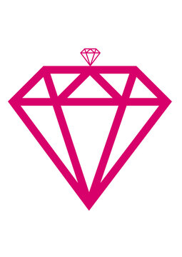 Diamante icona Logo Vettoriale 