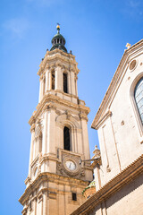 Fototapeta na wymiar Cathedral Basilica of Our Lady of the Pillar in Zaragoza, Spain