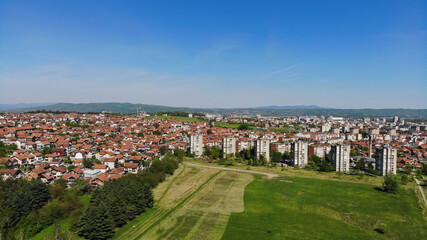 Aerial view of Krusevac - Serbia