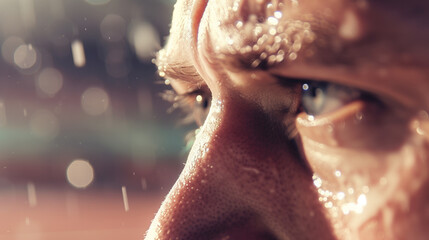 athlete before competition