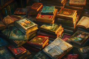 An Artistic Ode to the Breath-taking Diversity and Mystery of Books
