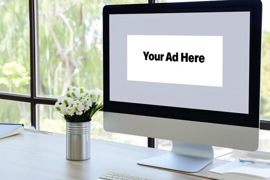Customizable Online Ad Mockup: Design Your Message