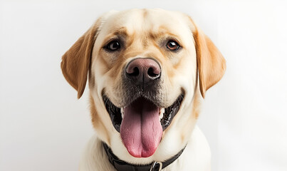 Happy Labrador Retriever with Tongue Out
