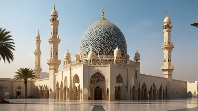 Mosque in the early morning