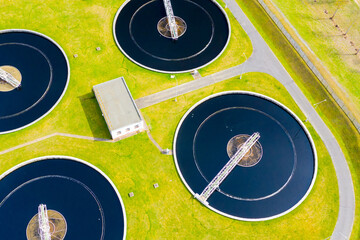 Sewage treatment plant. Grey water recycling. Waste management in European Union.
- 781248345