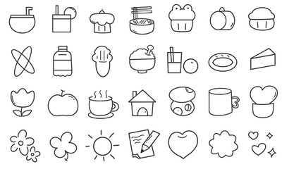 General decoration icon set