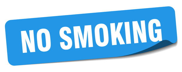 no smoking sticker. no smoking label
