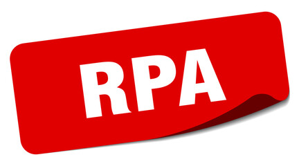 rpa sticker. rpa label