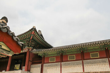 Obraz premium Spring at Gyeonghui Palace in Seoul Korea