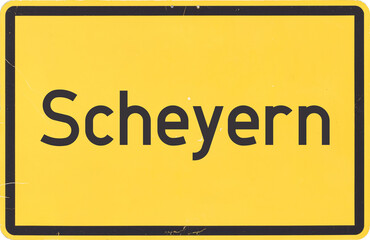 Ortsschild Scheyern