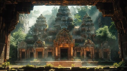 The ancient temples of Angkor Wat were built out of Cambodian forests. It is a testament to the greatness of the Khmer Empire and is a world heritage site.