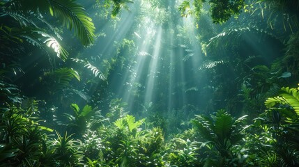 Lush rainforests of the Amazon are teeming with biodiversity.