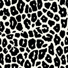 Vector seamless pattern with leopard spots. Endless stylish texture. Ripple repeating background. Natural stylish spotty animal print. Can be used as swatch in Illustrator.
