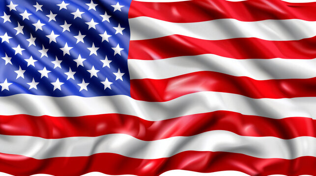 American Flag Background The American flag background is waving in the wind