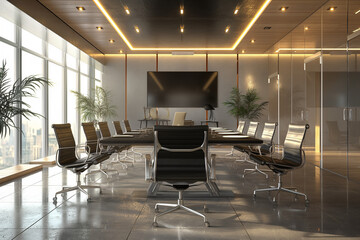 Conference room or a meeting room.