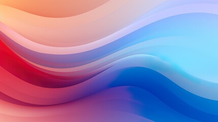 Gentle and artistic image depicting soft gradient waves in soothing pastel tones, perfect for peaceful concepts