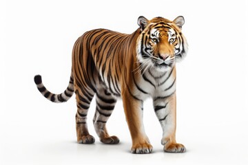 Fototapeta premium Tiger on white background