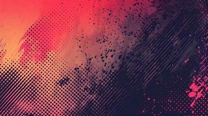 Moder sport backdrop, Dots halftone in two color pattern gradient grunge texture background