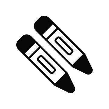 cryon icon with white background vector stock illustration