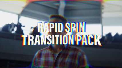 Rapid Spin Transition Pack | Drag and Drop Style - obrazy, fototapety, plakaty