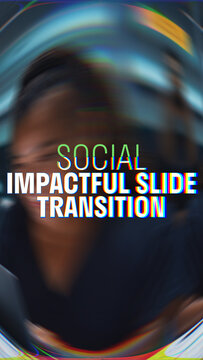 Social Impactful Slide Transition Array | Drag and Drop Style