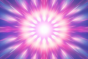 Vibrant pink light burst energy explosion
