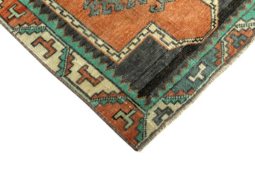 Textures and patterns in color from woven carpets - 781297525
